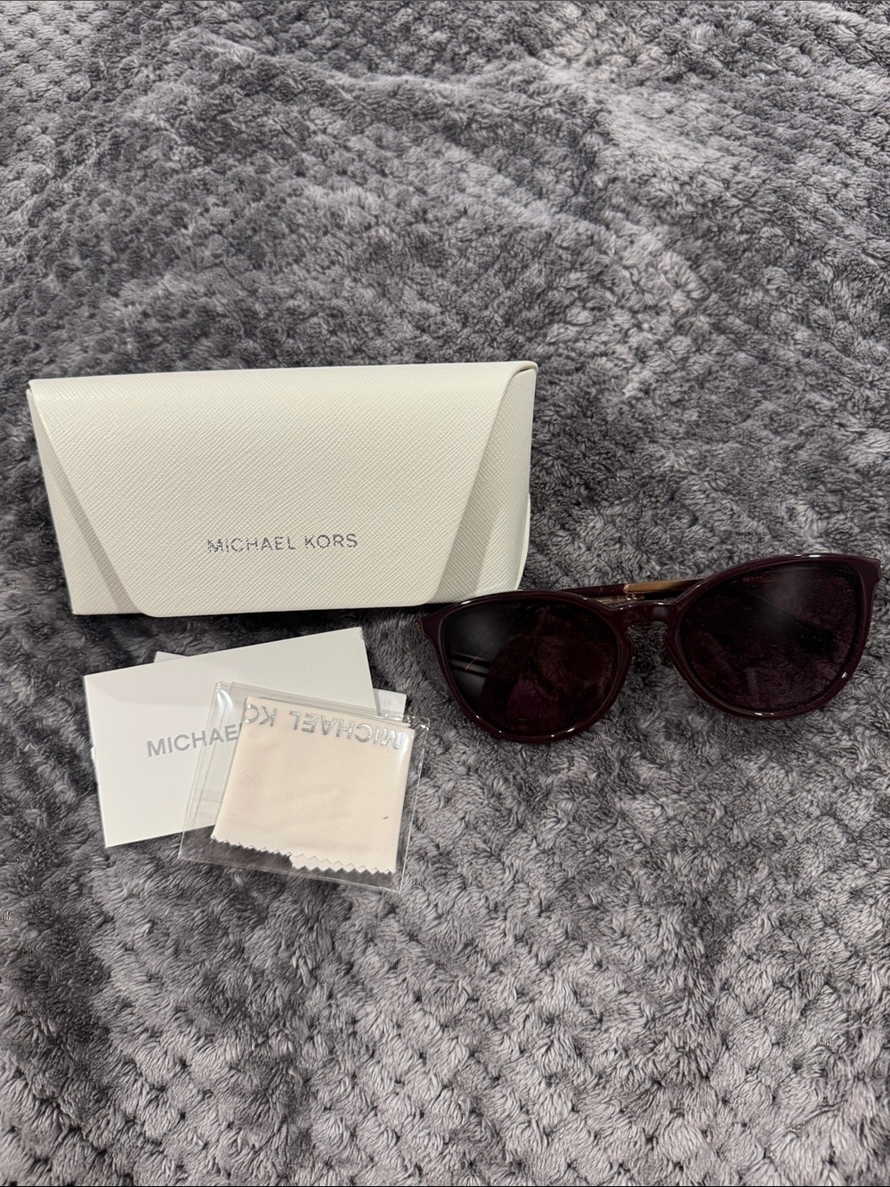 Michael Kors Cat-Eye Sunglasses in Deep Wine